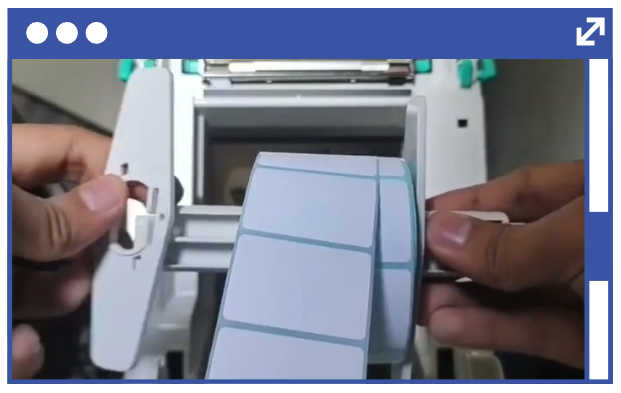Plastic Guide For Sticker Label Rpinter How to Load Sticker Paper to Sticker Printer