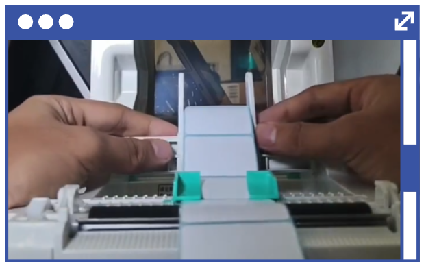 Insert Load Sticker How to Load Sticker Paper to Sticker Printer